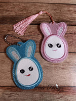 Bunny Egg Applique Bookmark/Ornament