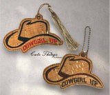 Cowgirl Up Bookmark/Ornament