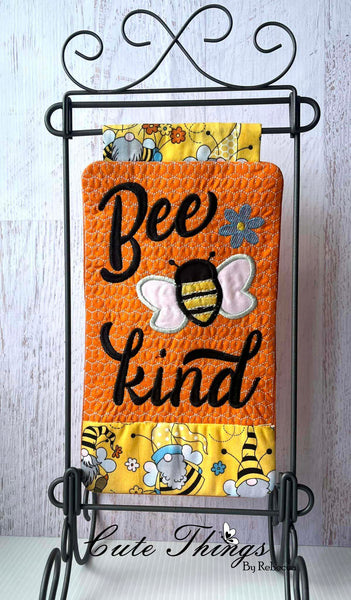 Bee Kind Applique Mini Quilt