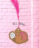 Snail with Flower Bookmark/Ornament