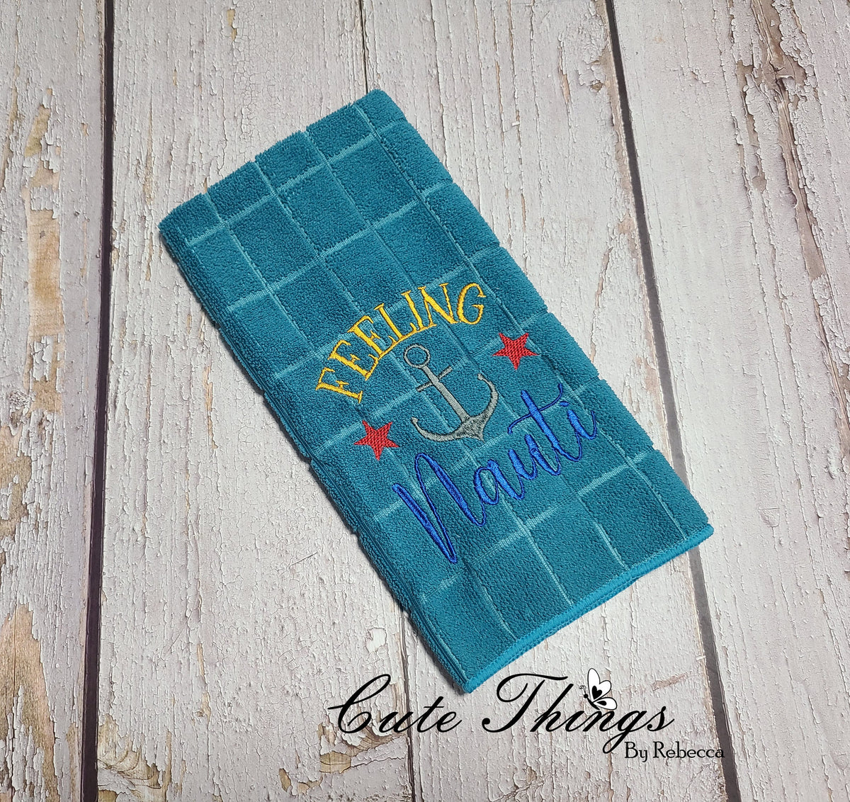 Feeling nauti cute things by rebecca embroidery