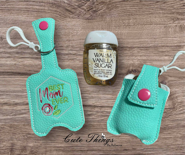 succulent hand sanitizer holder Best Mom Ever Hand Sanitizer Holder – Cute Things By Rebecca Embroidery