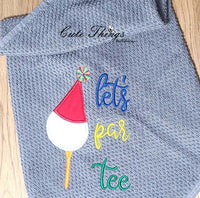 Let's Par Tee Applique