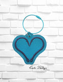 Fishing Hooks Heart Bookmark/Ornament