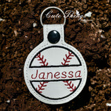 Custom Baseball Snap Tab