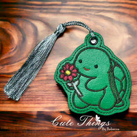 Cute Turtle with Flower Bookmark/Ornament
