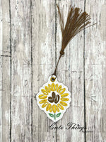 Coffee Bean Sunflower Bookmark/Ornament