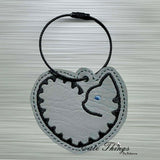 Cat Heart Bookmark/Ornament