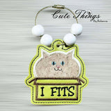 I Fits Applique Bookmark/Ornament