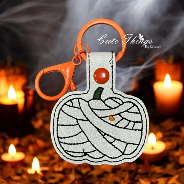 Mummy Pumpkin Snap Tab