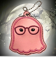 Ghost with glasses Charm