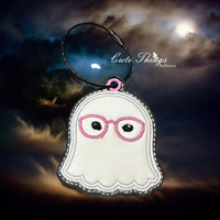 Ghost with Glasses Bookmark/Ornament