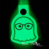 Ghost with Glasses Snap Tab