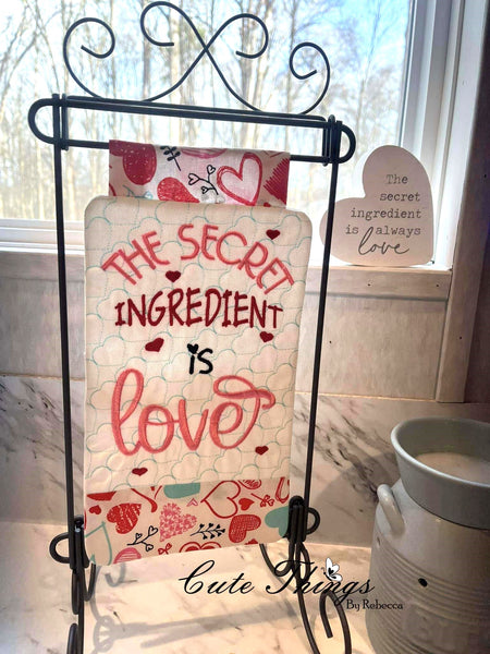 The Secret Ingredient Is Love Mini Quilt