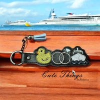 Duck Wedding Ship Snap Tab