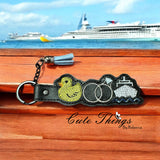 Duck Wedding Ship Snap Tab