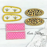 Applique Basic Shapes Snap Clip Cover