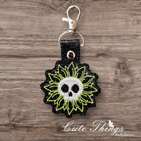 Skull Head Flower ITH