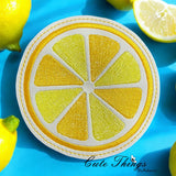 Citrus Slice Coaster ITH