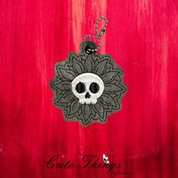 Skull Head Flower ITH