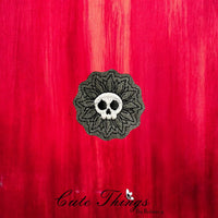 Skull Head Flower ITH