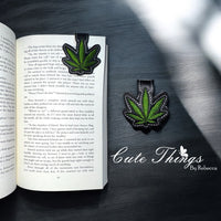 Pot Leaf Magnet Bookmark