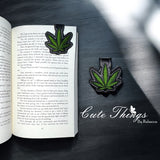 Pot Leaf Magnet Bookmark