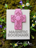 Swirl Cross Magnet Bookmark