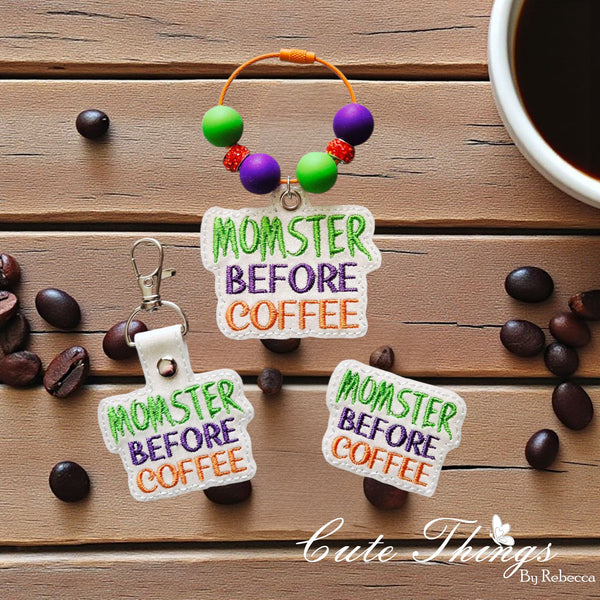 Momster Before Coffee ITH
