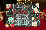 Coffee Before Cheer Mug Rug