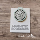 Volleyball Magnet Bookmark