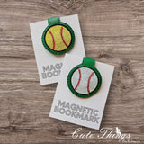 Baseball Magnet Bookmark