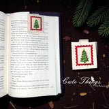 Christmas Tree Stamp Magnet Bookmark