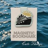 Cruise Ship Magnet Bookmark