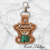 Cute Cow With Clover ITH