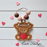 Cute Cow With Heart ITH