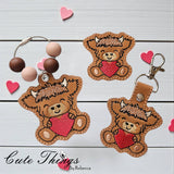 Cute Cow With Heart ITH