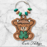 Cute Cow With Clover ITH