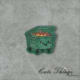 Cute Dumpster Fire ITH