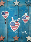 Stars and Stripes Heart ITH