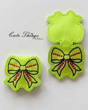 Baseball Bow Magnet Bookmark