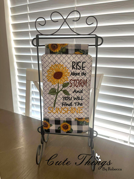 Rise Above The Storm and You Will Find The Sunshine Mini Quilts