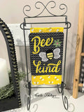 Bee Kind Applique Mini Quilt