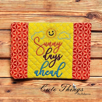 Sunny Days Ahead Mug Rug