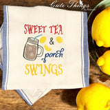 Sweet Tea And Porch Swings