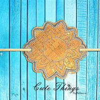 Mandala Flower Hair Cover