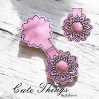 Mandala Flower Magnet Book Mark