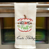 Welcome Fall Pumpkin