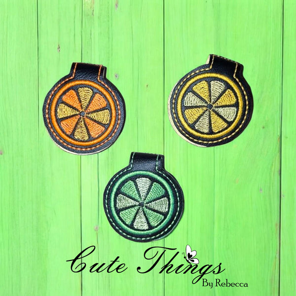 Citrus Slice Magnet Bookmark