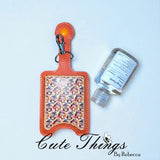 2 OZ Applique Hand Sanitizer Holder